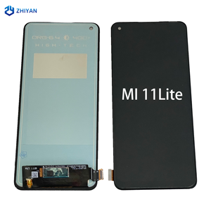 Reparación de Teléfonos Móviles ZHIYAN para <span class=keywords><strong>Xiaomi</strong></span> Mi 11 Lite, Pantalla LCD Incell con Digitalizador, Reemplazo Completo, 1 Año de Garantía - Product Image 1