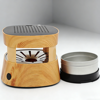 Mini Purificateur d'Air Carré Moderne en Plastique et Cendrier Sans Fumée à Ions Négatifs |   Appareil d'élimination des odeurs de cigarettes pour hôtel, maison, bureau