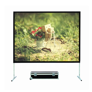 Logo personalizable cine Oficina reunión pantalla de proyección soporte portátil HD al aire libre 350 pulgadas proyector pantallas para <span class=keywords><strong>Amazon</strong></span> EBay - Product Image 6