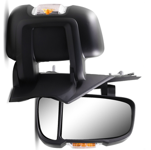 Nouveau rétroviseur <span class=keywords><strong>droit</strong></span> noir de remplacement pour Peugeot Boxer 2006-2023, électrique et chauffant, clignotant, convexe, bras court - Product Image 2