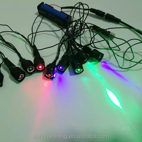 Laser Accessories Designed with 1/2/3/4/5/9Pcs Laser Head Green/Blue/Red Light for DJ Club/Party Show Stage Performance Props