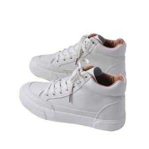 Nuovo arrivo High Top bambini scarpe da scuola in bianco e nero <span class=keywords><strong>Sneakers</strong></span> Casual per bambini bambini per ragazze e ragazzi scarpe - Product Image 1