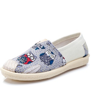 Zapatos de tela de primavera para mujer, zapatos de <span class=keywords><strong>pescador</strong></span>, ligeros, transpirables, de suela plana y poco profunda. - Product Image 3