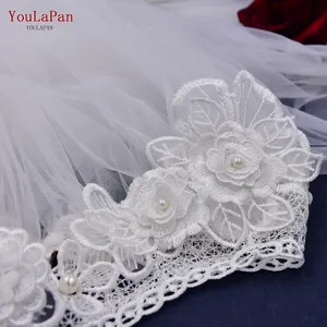 YouLaPan VG18 Новый Дизайн, Прочный кружевной цветок, популярная Свадебная блузка, шали, свадебная накидка