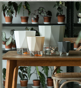 Maceta con Sistema de <span class=keywords><strong>Autorriego</strong></span>, Maceta con Depósito de Agua para Jardinería en Casa, Maceta Grande de Plástico para Pothos - Product Image 1