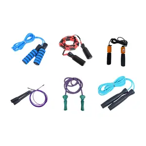 Custom logo wholesale jump ropes fast clip interchangeable 1/4 1/2 1 2lb cross rope Weighted Jump Rope