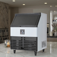 Machine à glaçons cubiques transparents commerciale 100 kg – Production rentable pour restaurants, hôtels, supermarchés et commerces