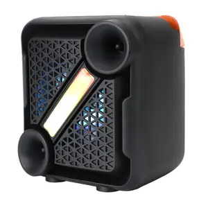 Paisible HF-457 New Arrival Bass Speaker 4inch Small TWS Subwoofer Speaker With RGB Lights