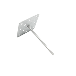 Anclajes de Aislamiento Adhesivos con Clasificación de Resistencia al Fuego A1, Clavos Metálicos con Base Perforada para Fijación de Tableros de Lana de Roca, Lana de Vidrio, XPS y EPS - Product Image 4