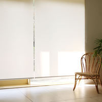 CHANGANE Stores enrouleurs électriques sans fil sur mesure, haut de gamme, pour intérieur, jour et nuit, avec télécommande, fabriqués en Corée, couleur pastel