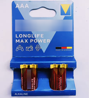 Pile alcaline primaire OEM Longlife Power Stylus AA/AAA, lot de 4 en blister