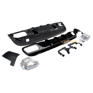 Difusor trasero estilo AMG Facelift GLA45, piezas de parachoques trasero para <span class=keywords><strong>Mercedes</strong></span> Benz <span class=keywords><strong>GLA</strong></span> clase X156 GLA250 GLA300 <span class=keywords><strong>2015</strong></span> 2016 - Product Image 4