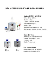 Portable Mini Dry <b>Ice</b> Machine Bartender Tools Portable Mini Dry <b>Ice</b> <b>Maker</b> Small Machine Dry <b>Ice</b> Machine to Produce Dry <b>Ice</b> Dry I - Product Image 3
