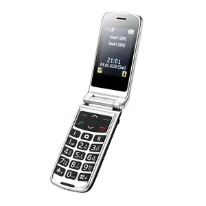Groothandel Goedkope Ontgrendeld Mobiele Telefoon 2.4 Inch Display Flip Senior Gsm Eenvoudige Functie Telefoon - Product Image 2