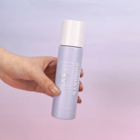Flacon pulvérisateur en plastique PET cylindrique de 80 ml et 100 ml - Contenant pour produits de beauté et désinfectants