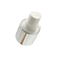 Perak & kabut emas 20mm Aluminium plastik Dispenser cairan parfum penyemprot pompa besi dan bahan plastik