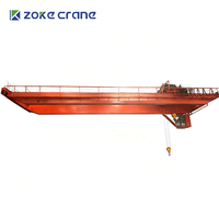 Pont roulant industriel à double poutre de 10 tonnes, 20 tonnes, équipement de levage pour atelier, entrepôt, levage lourd