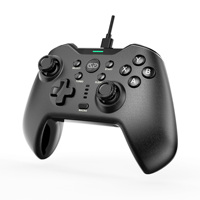Manette de jeu filaire pour PC/PS3/Android TV avec Turbo, boutons programmables et double vibration