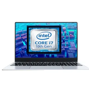 15.6 "10th Intel Core من الجيل i7-10510U توربو 4.9 جيجا هرتز الرسومات عالية الدقة 600 المعادن الخلفية الألعاب لوحة المفاتيح كمبيوتر محمول كمبيوتر محمول