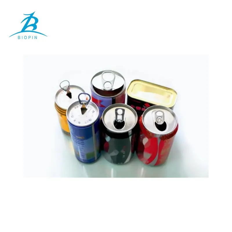 Atacado de alta qualidade food grade cerveja vazia lata alumínio pode bebida lata com tampa aberta fácil para refrigerante água suco de frutas embalagem