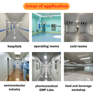 Panneaux de salle blanche modulaires modernes en PVC Huaao GMP, produits d'éclairage, salle blanche anti-poussière pour hôpital - Product Image 3