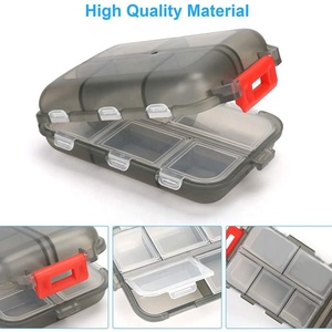 Portable Small Weekly Travel Pill Organizer portapillole in plastica Dispenser portapillole <span class=keywords><strong>per</strong></span> borsa vitamina Fish Oil Container Medicine - Product Image 5