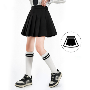 Falda Plisada Personalizada para Adolescentes, Uniformes Escolares Negros, Tallas Grandes, Primavera, Cintura Alta, Tenis, Fitness, Falda Deportiva, OEM, ODM - Product Image 4