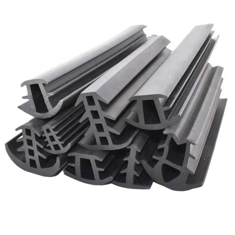 Rubber Extruder Gasket Strip T Slot Soft EPDM Rubber Seals PVC Sealing Strips Profile
