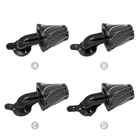Kit de filtre à air pour moto, système d'admission d'air pour Harley Sportster XL1200 883 Dyna Softail Fat Boy Touring Street Glide
