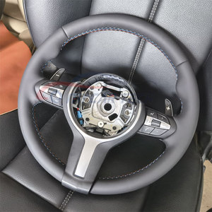 Volante in Fibra di Carbonio Personalizzato per <span class=keywords><strong>BMW</strong></span> F10 F15 F30 G20 G30 E60 E90 E92 E46 - Product Image 5