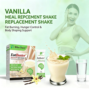 Poudre de milkshake diététique saveur vanille à faible teneur en matières grasses, substitut de repas, brûleur de graisse pour adultes (ne convient pas aux femmes enceintes) - Meilleures ventes - Product Image 2