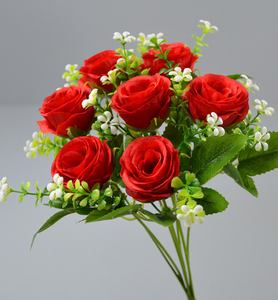 ช่อดอกไม้ประดิษฐ์เจ็ดหัวสำหรับทารกดอกไม้ช่อกุหลาบดอกไม้งานแต่งงา<span class=keywords><strong>น</strong></span>ของตกแต่งบ้า<span class=keywords><strong>น</strong></span>งา<span class=keywords><strong>น</strong></span>แต่งงา<span class=keywords><strong>น</strong></span> - Product Image 4