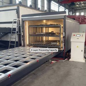Máquina Profesional de Procesamiento de Vidrio de Una Estación y Tres Capas de 2440x3660mm para <span class=keywords><strong>Película</strong></span> Inteligente PDLC y Horno de Vidrio Laminado - Product Image 2