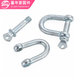 Grilletes tipo D Kizen de 28 mm galvanizados con pasador de tornillo para elevación y uso marino - Product Image 1