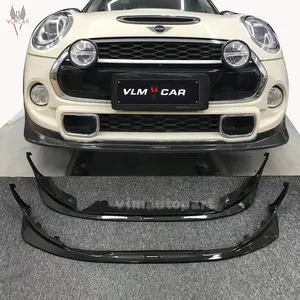 适用于F56 Mini Cooper F55/F56/F57 Cooper S JCW AG风格pu前保险杠唇侧裙