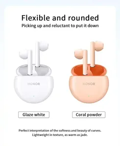 CN 버전 명예 이어버드 X5 TWS 이어폰 HIFI 톤 품질 노이즈 캔슬링 27 시간 배터리 낮은 대기 시간 진정한 무선 헤드폰 - Product Image 5