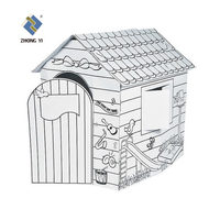 Vente Flash : Maison de Jeu en Carton Personnalisable avec Logo DIY, en Papier Kraft/Offset, Taille Ajustable