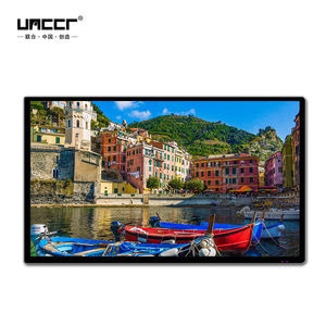 หน้าจอโฆษณาติดผนังขนาด 24 นิ้ว หนาเพียง 2.8 ซม. ความละเอียด 1080P ควบคุมผ่านระบบ AI Cloud พร้อมรีโมท ใช้งานง่ายแบบ Plug-and-Play เหมาะสำหรับร้านชานม - Product Image 1