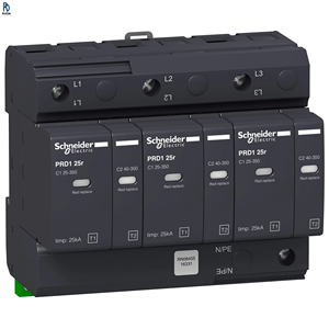 Parafoudre 16331, courant de décharge 25 kA, montage sur rail DIN, -25°C à 60°C, série Acti9 - Product Image 1