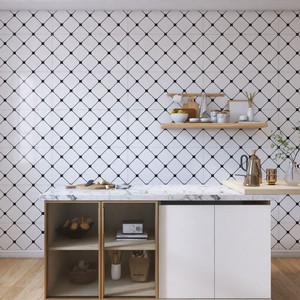 <span class=keywords><strong>Adesivo</strong></span> da <span class=keywords><strong>Cucina</strong></span> Decorativo, Carta da Parati Impermeabile e Anti-Olio, Effetto Marmo Autoadesivo per Decorazione <span class=keywords><strong>Cucina</strong></span> - Product Image 4