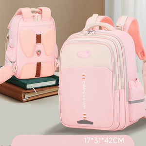 New Simple Fashion Schoolbag Students Light Large Capacity Easy to Receive Load Reduction Quality Backpack - Product Image 4