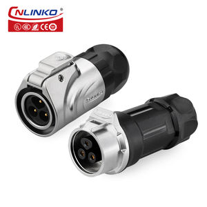 Cnlinko 10a クイックコネクタ 3ピン M16 メタルタイプ オス・メス 防水コネクタ - Product Image 5