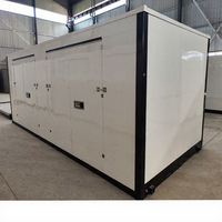 PORTES MULTIPLES matériau en acier préfabriqué assembler empilable pliable conteneur mobile stockage portable unités de self stockage