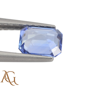 Natural <b>Blue</b> <b>Sapphire</b> Octagon Emerald Rectangle cut shape Faceted Loose Gemstone For Jewelry Precious Certified - Product Image 5