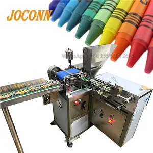 durable crayon labeling machine pencil labeling machine painting stick paper tag labelling machine