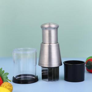 Presse-ail manuel en acier inoxydable écologique pour hôtel, restaurant, usage domestique, cuisine, hachoir à légumes <span class=keywords><strong>et</strong></span> aliments Juli - Product Image 2
