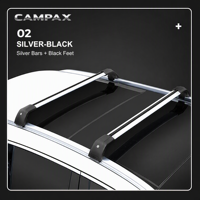 Barres transversales de toit Shark en aluminium antivol, haute clarté au sol, compatibles SUV 100kg+, Overlanding, Dachtrager