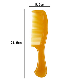 Autres peignes à cheveux JF 011 – Outil de coiffure élégant en plastique jaune pour femme, idéal pour les trajets quotidiens - Product Image 3