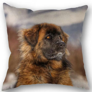 Personnalisé Caucasien Berger <span class=keywords><strong>Chien</strong></span> Taie D'oreiller Coton Lin Tissu Carré Fermeture Éclair Taie D'oreiller 45X45cm De Mariage Décoratif Taie D'oreiller - Product Image 4