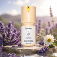 Spray à la lavande biologique 60 ml - Eau florale, rafraîchissant, anti-pollution, tonique apaisant pour la peau
